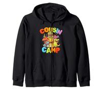 Funny Cousin Camp Camping Little Monsters Dinosaures Family Sweat à Capuche