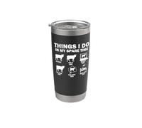 Funny Cow : 6 choses que je fais pendant mon temps libre Gobelet isotherme en acier inoxydable double paroi
