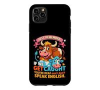 Funny Cow Secret Remember If We Get Caught Humour Coque pour iPhone 11 Pro Max
