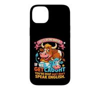 Funny Cow Secret Remember If We Get Caught Humour Coque pour iPhone 14 Plus
