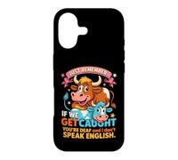 Funny Cow Secret Remember If We Get Caught Humour Coque pour iPhone 17