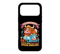 Funny Cow Secret Remember If We Get Caught Humour Coque pour iPhone 17 Pro Max