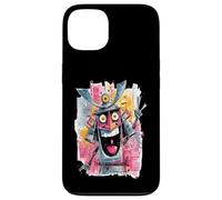 Funny Cowboy Peace Graffiti Pop Personnage Graphique Art Visage Coque pour iPhone 13