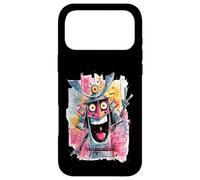 Funny Cowboy Peace Graffiti Pop Personnage Graphique Art Visage Coque pour iPhone 17 Pro Max
