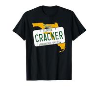Funny Cracker Florida Plaque d'immatriculation Humoristique Slogan FL Humour T-Shirt