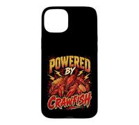 Funny Crawfish Saying Humor Joke Gag Powered by Coque pour iPhone 15 Plus