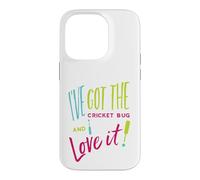 Funny Cricket Pun J'Ai Le Virus du Cricket et J'adore ça Coque pour iPhone 14 Pro