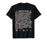 Funny Cricket Rules Blague in Out pour Les Fans et Les Joueurs T-Shirt