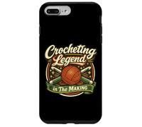 Funny Crochet Legend in The Making Yarn Lovers Pride Coque pour iPhone 7 Plus/8 Plus