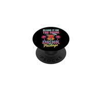 Funny Cruise Blame It on The Drink Package Croisière Vacances PopSockets PopGrip Adhésif
