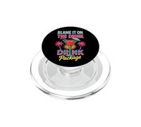 Funny Cruise Blame It on The Drink Package Croisière Vacances PopSockets PopGrip pour MagSafe