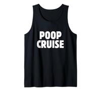 Funny Cruise Shop Humour, Poop Deck, Meet Me on the Poop Deck Débardeur