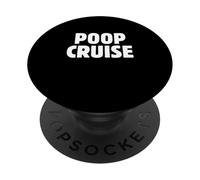 Funny Cruise Shop Humour, Poop Deck, Meet Me on the Poop Deck PopSockets PopGrip Adhésif