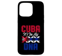 Funny Cuba Flag Pride DNA Cuban American Love Proud Joke Coque pour iPhone 15 Pro Max