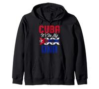 Funny Cuba Flag Pride DNA Cuban American Love Proud Joke Sweat à Capuche