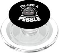 Funny Cute Saying I Am Just A Pebble Kawaii Rock Femmes Hommes PopSockets PopGrip pour MagSafe