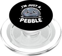 Funny Cute Saying I Am Just A Pebble Kawaii Rock Femmes Hommes PopSockets PopGrip pour MagSafe