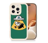 Funny Cute UFO Cartoon Dogs Print Shockproof Phone Case for iPhone 15 Plus