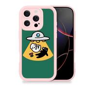Funny Cute UFO Cartoon Dogs Print Shockproof Phone Case for iPhone 16 Plus