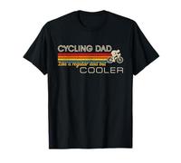 Funny Cyclist Cycling Dad Like A Regular Dad But Cooler Mens T-Shirt