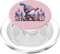 Funny Dabbing GNOME for Girls and Hippie Mom Pink Spring PopSockets PopGrip pour MagSafe