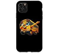 Funny Dabbing Yellow School Bus Graphic Gifts Kids Boys Coque pour iPhone 11 Pro Max