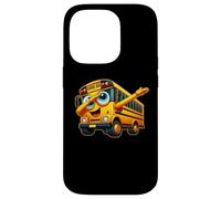 Funny Dabbing Yellow School Bus Graphic Gifts Kids Boys Coque pour iPhone 14 Pro