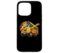 Funny Dabbing Yellow School Bus Graphic Gifts Kids Boys Coque pour iPhone 15 Pro Max