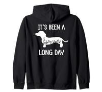 Funny Dachshund Its Been a Long Day Dachshund Mom Doxie Mama Sweat à Capuche