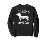 Funny Dachshund Its Been a Long Day Dachshund Mom Doxie Mama Sweatshirt