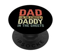 Funny Dad In The Streets Daddy In The Sheets Fête des pères PopSockets PopGrip Adhésif