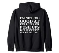 Funny Dad Joke Adult Father's Day Pushups & Pullups Failure Sweat à Capuche