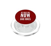 Funny Dad Jokes Birthday Puns New Daddy Dad Humour PopSockets PopGrip pour MagSafe