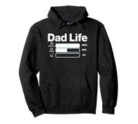 Funny Dad Life Status Bar, café et Absence de Sommeil pour Les Nouveaux Papas Sweat à Capuche