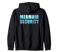Funny Dad Mermaid Security Underwater Sea Graphic Sweat à Capuche