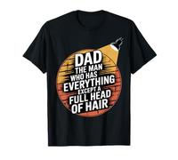 Funny Dad The Man Without A Full Head of Hair Design T-Shirt