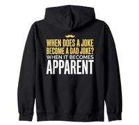 Funny Daddy Puns : Quand est-ce qu'une Blague Devient Une Blague de Papa ? Sweat à Capuche