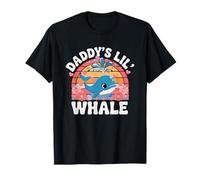 Funny Daddy's Lil' Whale Cute Daddys Little Whale T-Shirt