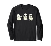 Funny Dancing Ghosts Halloween Esprit Spirit Joyeux Fantômes Manche Longue