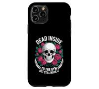 Funny Dead Inside to The Gym Saying Workout Humour Femmes Hommes Coque pour iPhone 11 Pro