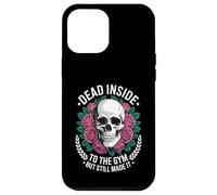 Funny Dead Inside to The Gym Saying Workout Humour Femmes Hommes Coque pour iPhone 12 Pro Max