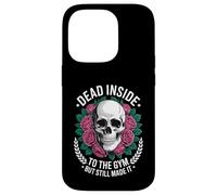 Funny Dead Inside to The Gym Saying Workout Humour Femmes Hommes Coque pour iPhone 14 Pro