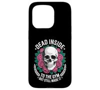 Funny Dead Inside to The Gym Saying Workout Humour Femmes Hommes Coque pour iPhone 15 Pro
