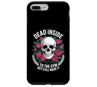 Funny Dead Inside to The Gym Saying Workout Humour Femmes Hommes Coque pour iPhone 7 Plus/8 Plus