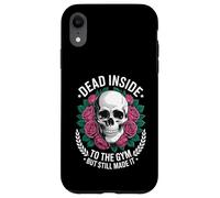 Funny Dead Inside to The Gym Saying Workout Humour Femmes Hommes Coque pour iPhone XR