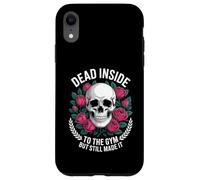 Funny Dead Inside to The Gym Saying Workout Humour Femmes Hommes Coque pour iPhone XR