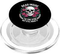 Funny Dead Inside to The Gym Saying Workout Humour Femmes Hommes PopSockets PopGrip pour MagSafe