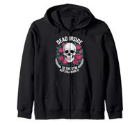 Funny Dead Inside to The Gym Saying Workout Humour Femmes Hommes Sweat à Capuche