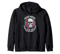Funny Dead Inside to The Gym Saying Workout Humour Femmes Hommes Sweat à Capuche