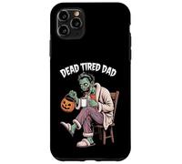 Funny Dead Tired Dad Halloween Père Zombie Café Coque pour iPhone 11 Pro Max